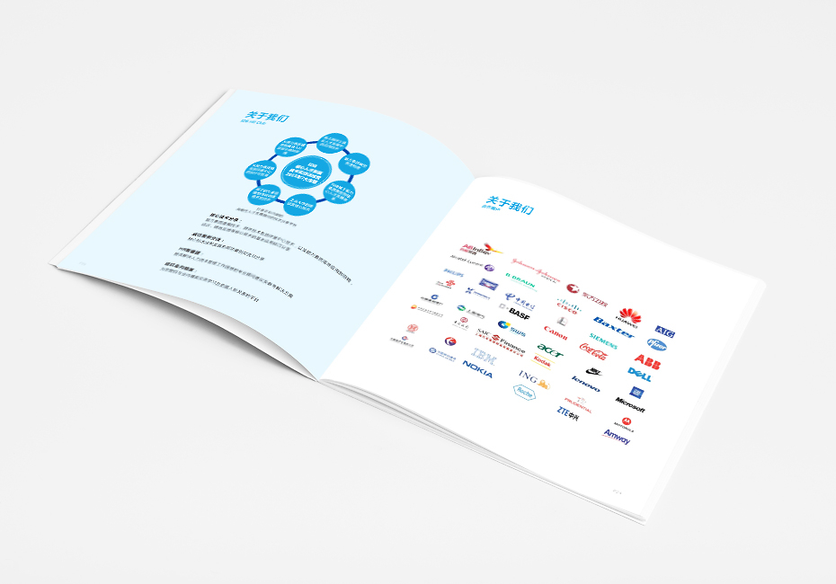 上海IDB企业管理咨询宣传册设计